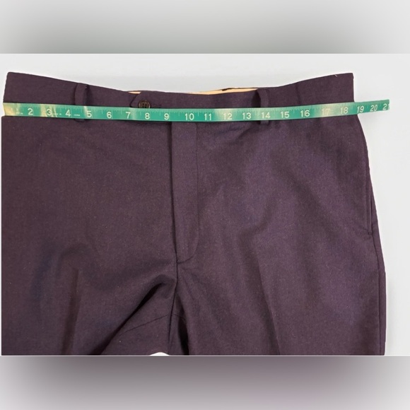 Paul Fredrick Size 36 Cashmere Wool Royal Blue Dress Pants Men’s Straight Leg - Picture 11 of 12